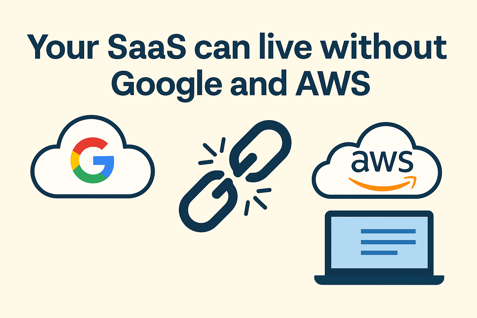 Your SAAS can live without GCP and AWS